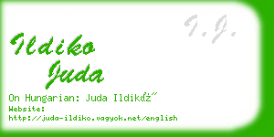 ildiko juda business card